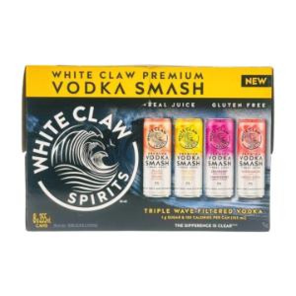 WHITE CLAW VODKA SMASH MIX 8 CANS