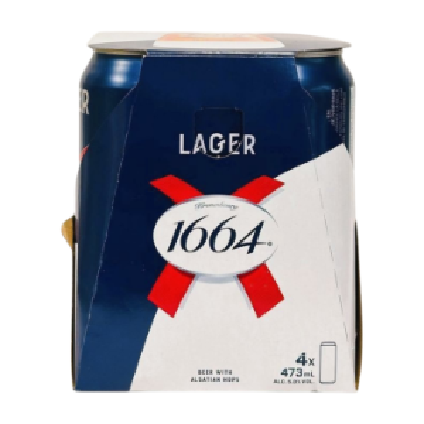 KRONENBOURGH 1664 BLANC 4 CANS