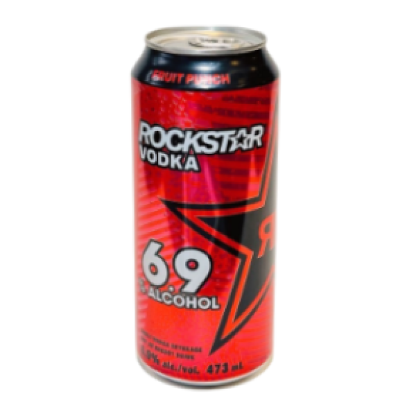 ROCKSTAR + VODKA FRUIT PUNCH 473 ML