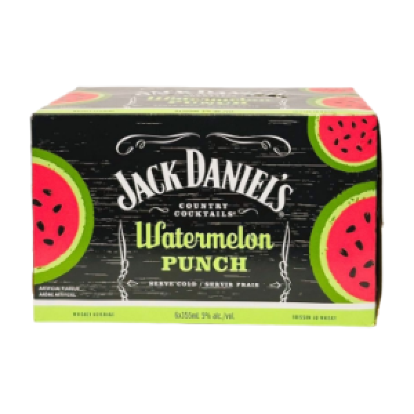 JD COUNTRY COCKTAILS WATERMELON PUNCH 6 CANS
