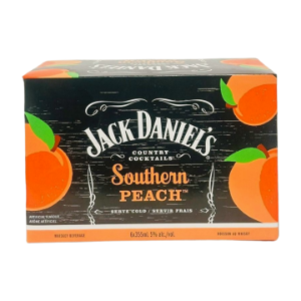 JD COUNTRY COCKTAILS- SOUTHERN PEACH 6 CANS