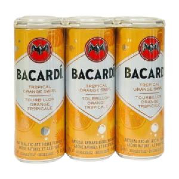 BACARDI ORANGE SWIRL 6 CANS