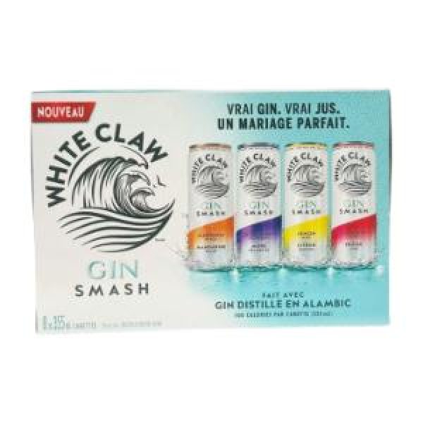WHITE CLAW GIN SMASH VARIETY PACK 8 CANS
