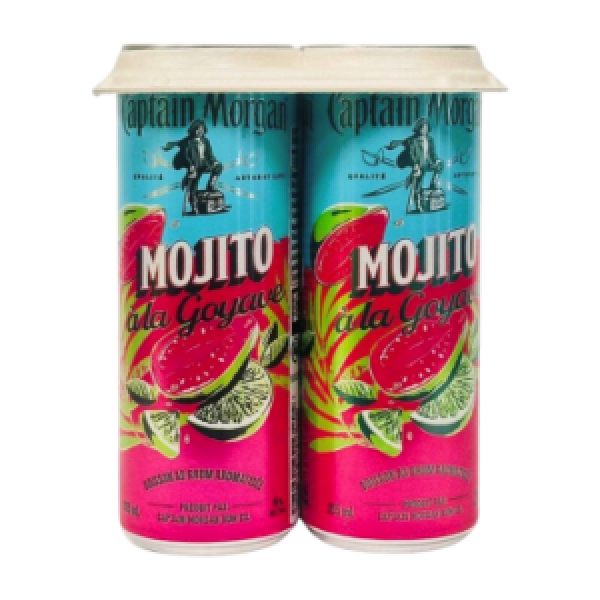 CAPTAIN MORGAN GUAVA MOJITO 4 CANS