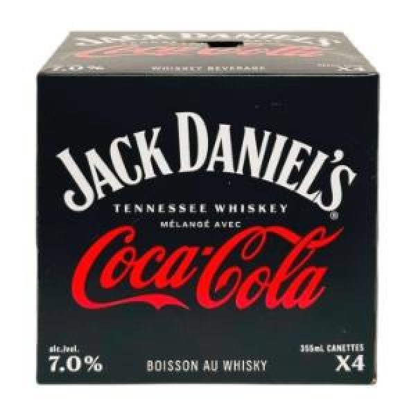 JACK & COLA 4 CANS