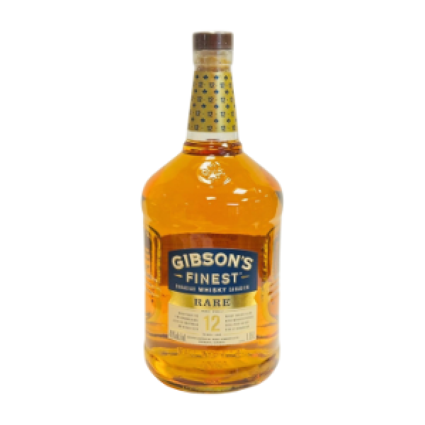GIBSON'S FINEST RARE 12 YEAR OLD 1750 ML