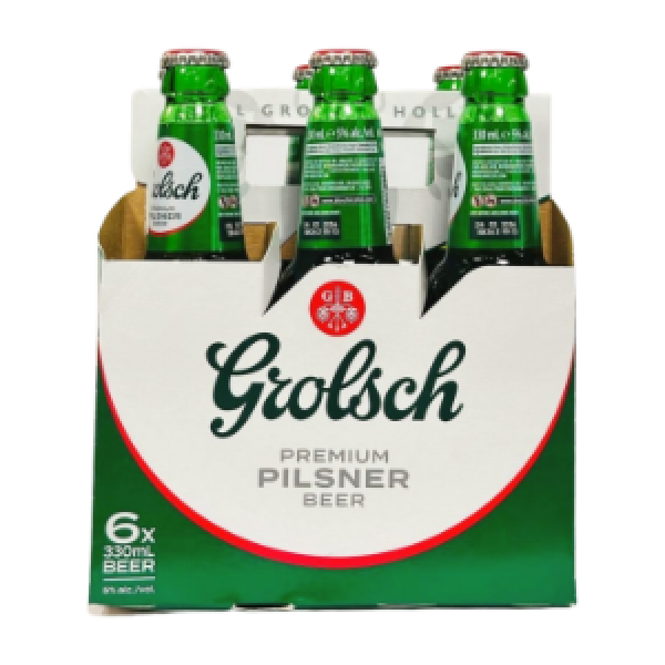 GROLSCH 6 BOTTLES