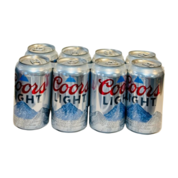 COORS LIGHT 8 CANS