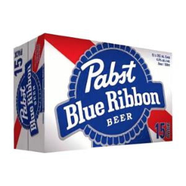 PABST BLUE RIBBON 15 CANS