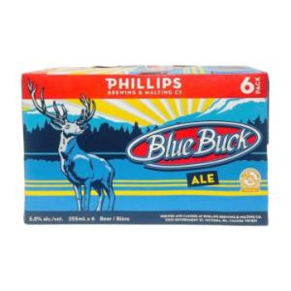 PHILLIPS BLUE BUCK ALE 6 CANS