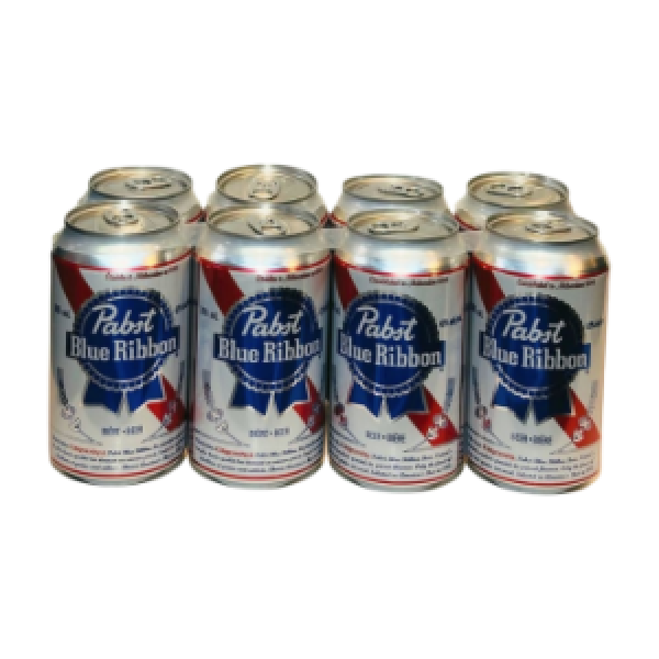 PABST BLUE RIBBON 8 CANS