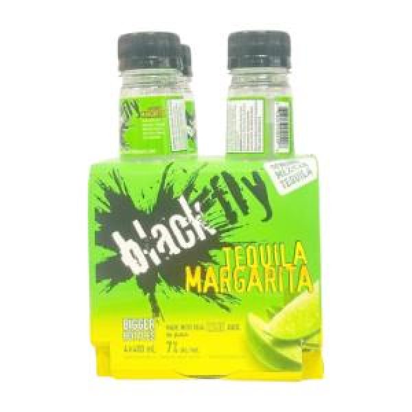 BLACK FLY TEQUILA MARGARITA 4 BOTTLES