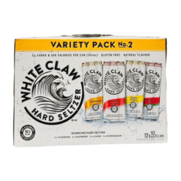 WHITE CLAW VARIETY PACK #2 12 CANS