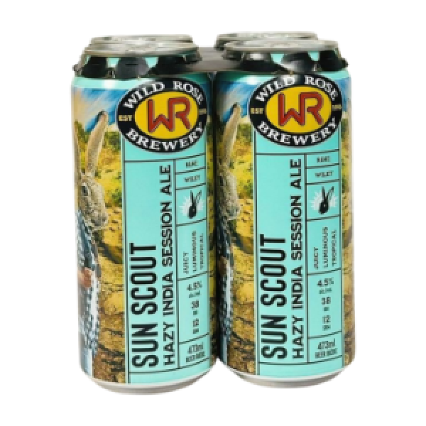 WILD ROSE SUN SCOUT HAZY 4 CANS