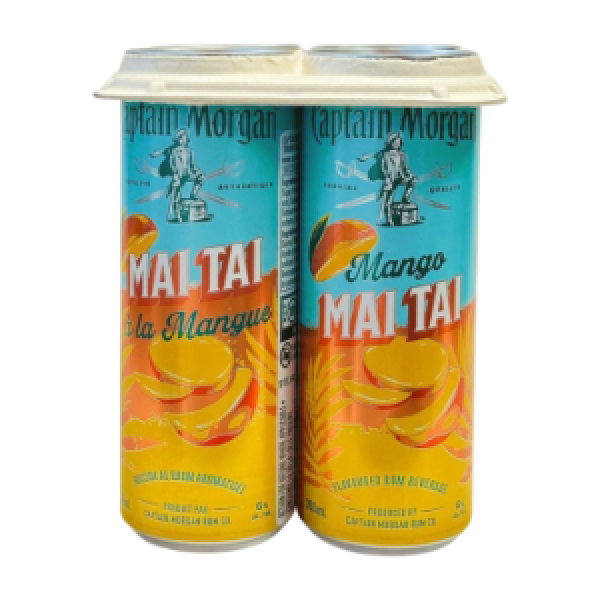 CAPTAIN MORGAN MANGO MAI TAI 4 CANS