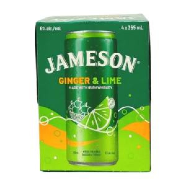 JAMESON GINGER & LIME 4 CANS