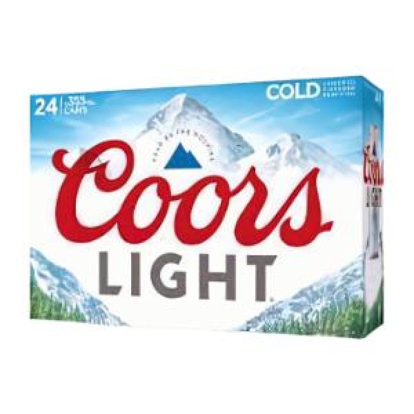 COORS LIGHT 24 CANS